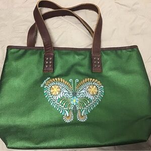 Emerald Green Butterfly Consuela Bag